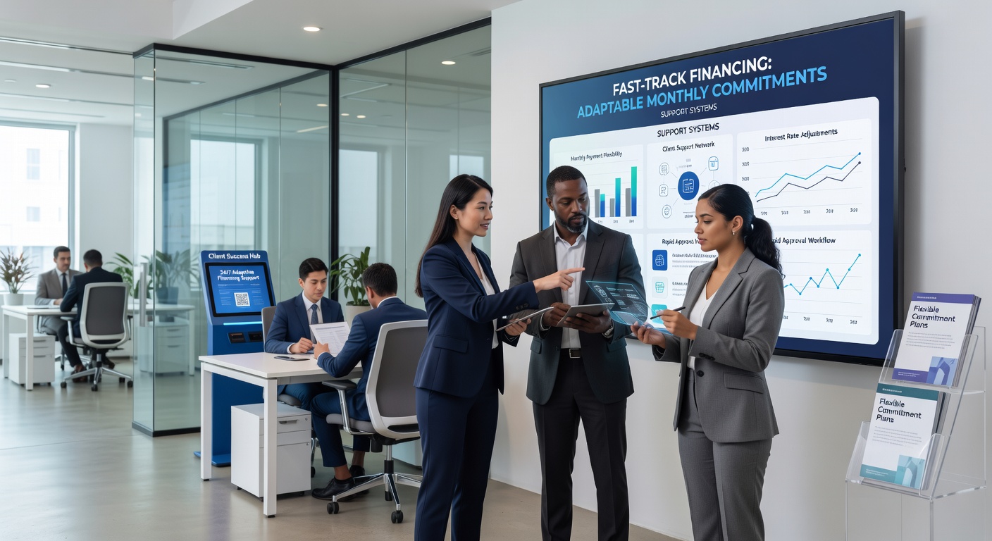 Monthly commitment flexibility supported by behind-the-scenes financing systems